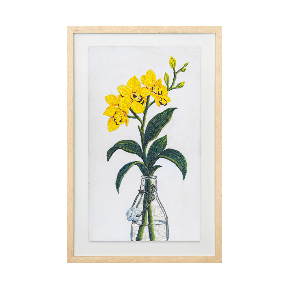 Orquídea amarilla