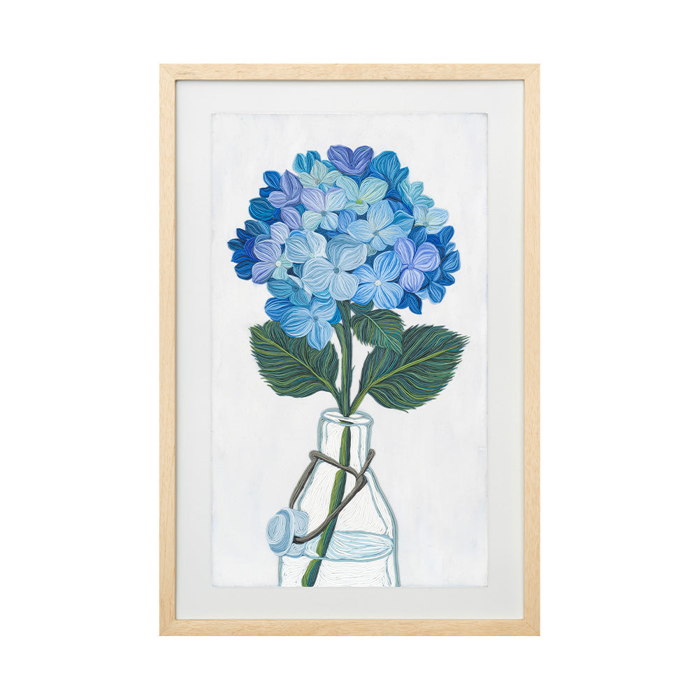 Hortensia azul