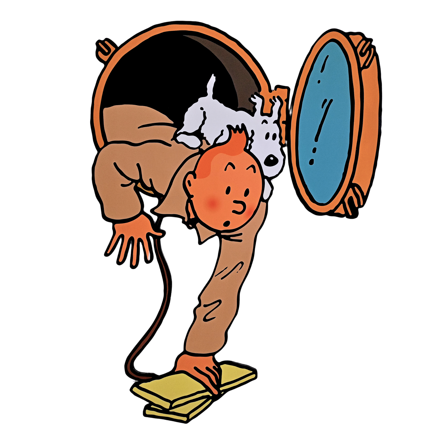 Tintín y Milú Explorando