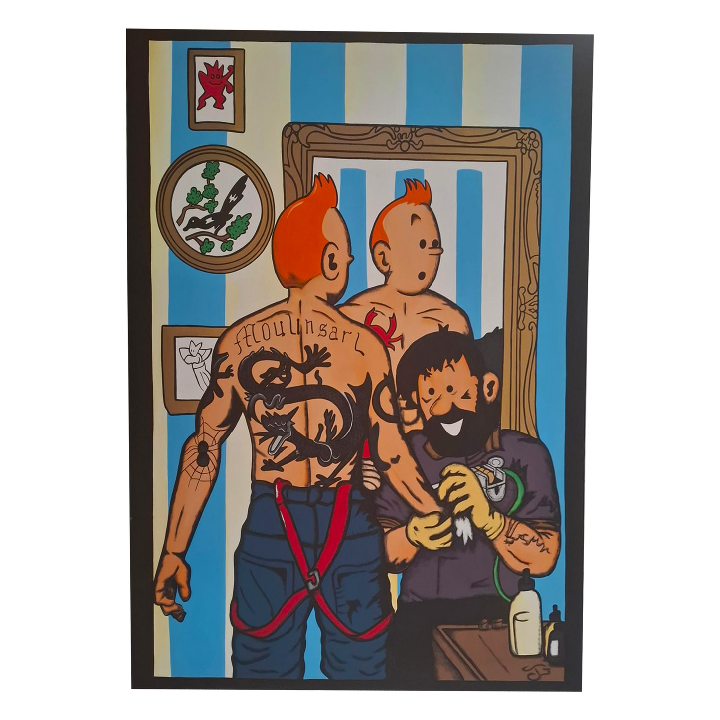 Captan Haddock de tatuador