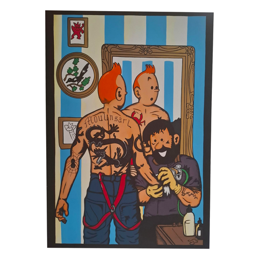 Captan Haddock de tatuador